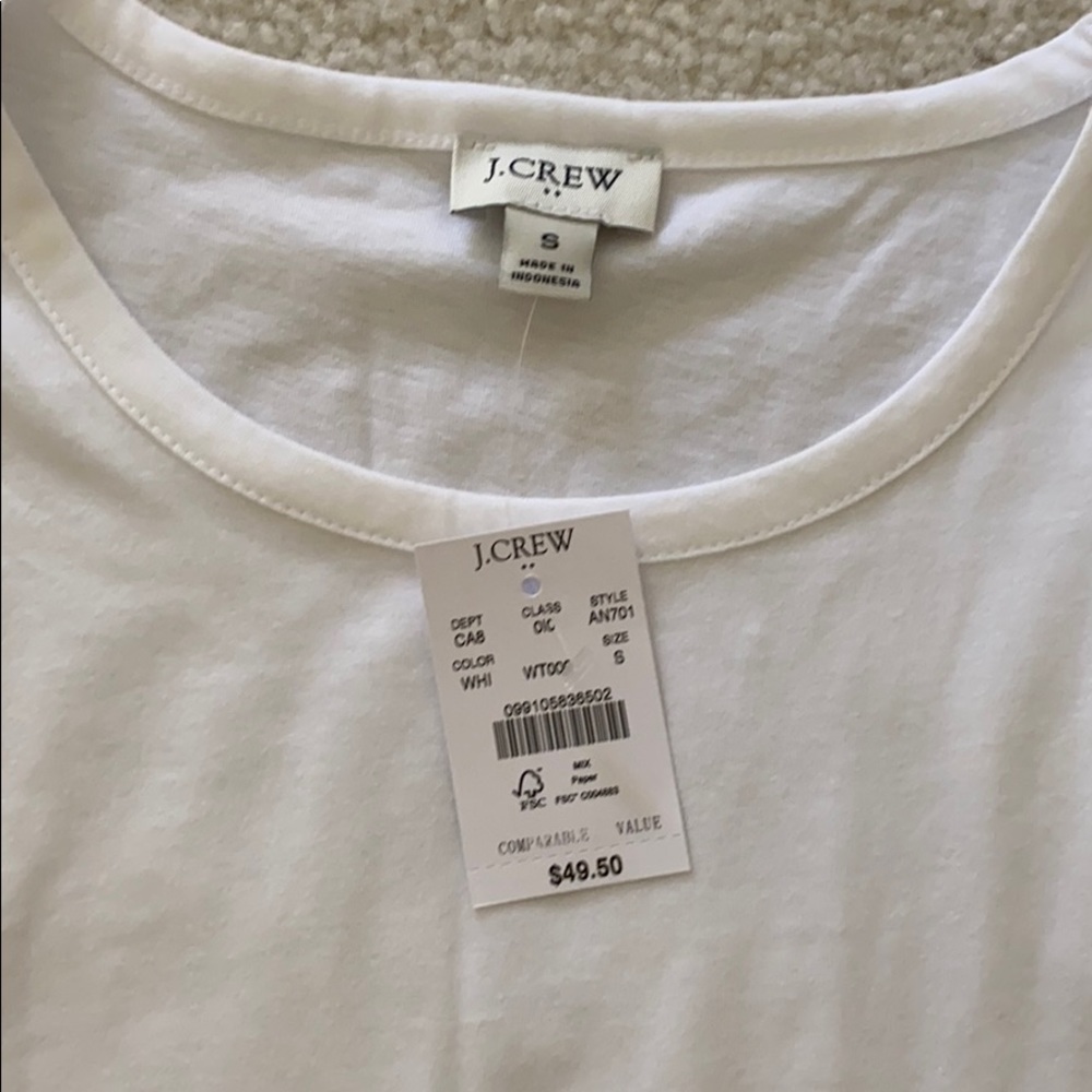 J Crew Woven Hem Tank Top - Picture 2 of 5